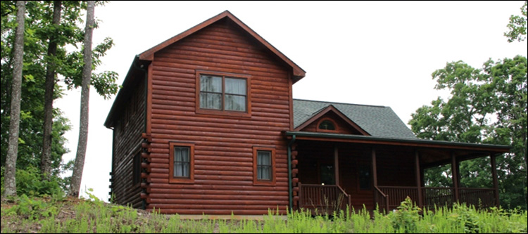Professional Log Home Borate Application  Greensville County, Virginia